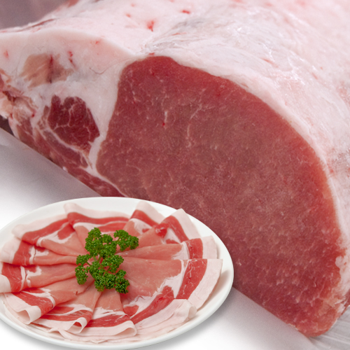 業務用 黒豚ロース肉 1kg (しゃぶしゃぶ用カット)